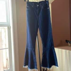 Beautiful wolf 7 for all man kind flare jeans